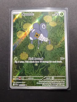 Pokemon TCG Nymble 096/094 Phantasmal Flames Illustration Rare - Image 1