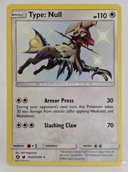 Pokemon TCG Holo Hidden Fates Shiny Vault Type: Null #SV45/SV94 - Image 1