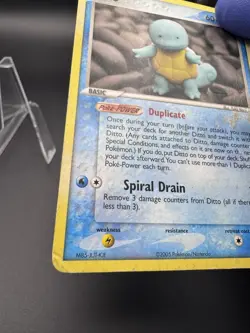 Pokemon Ditto (Squirtle) EX Delta Species 64/113 Common HP - Image 5