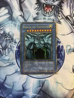 (UU) Yugioh Obelisk The Tormentor GBI-002 Ultra Rare Limited Edition HP - Image 1