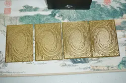 Yugioh Custom Gold Foil Cards Oricas Polymerization MST Mirror Force Swords Set - Image 4