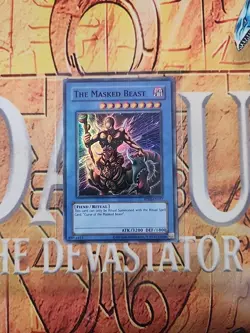 The Masked Beast RP02-EN027 Super Rare Repint NM Yugioh - Image 1