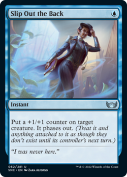 Slip Out the Back Streets of New Capenna PLD Blue Uncommon MAGIC CARD ABUGames - Image 1