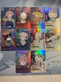 Hello Kitty Card s Holo Foil TCG UR Card s (10) Sanrio DZ TCG CCG - Image 1