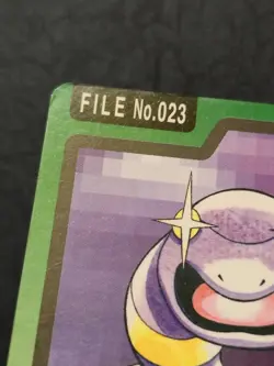 Bandai Pokemon Carddass Japanese Card No. 023 Ekans MP (1997) - Image 2