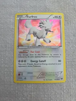 Pokemon Card XY Furfrou XY Base Set 114/146 Cosmos Holo - Image 1