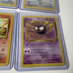 Pokemon TCG 1999 Base Set 9 Card Lot Psyduck Pikachu Meowth Drowzee Tauros NM - Image 2