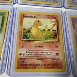 Pokemon TCG 1999 Base Set 9 Card Lot Psyduck Pikachu Meowth Drowzee Tauros NM - Image 3