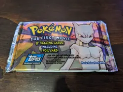 Pokemon the First Movie Topps Trading Cards Booster Pack Sealed - Image 1