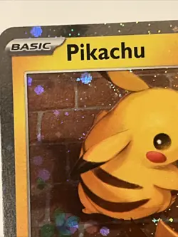 Pikachu (Pokemon Day 2026) 051/162 Cosmos Holo With 3 Swirls CREASED Card - Image 4