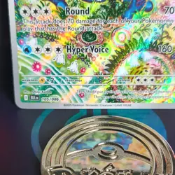 Pokemon Seismitoad Illustration Rare Full Art Holo Card 105/086 Stage 2 BLK EN - Image 3