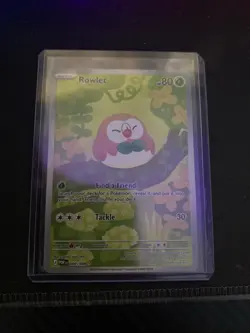 Rowlet Illustration Rare Pokemon Trading Card Game ME03 Perfect Order 090/088 NM - Image 1