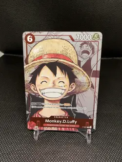 Monkey D Luffy Manga Promo 25th Anniversary Alt Art P-001 One Piece Card English - Image 1