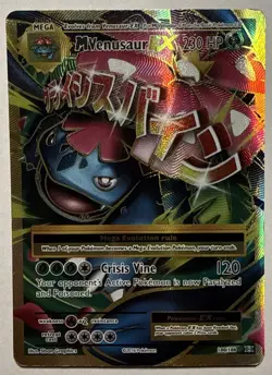M Venusaur EX XY Evolutions Full Art Ultra Rare Card 100/108 Mod Play - Image 1