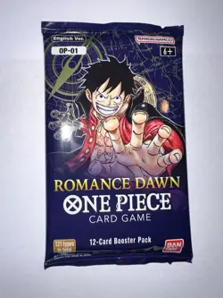 ONE PIECE CARD GAME: Romance Dawn Sealed Pack Booster English new Rare Original - Image 2
