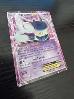 Pokemon TCG Meowstic EX Generations Card 37/83 Holo Rare NM - Image 2