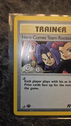 1st edition Trainer Card Here Comes Team Rocket 15/82 - Image 2