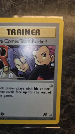 1st edition Trainer Card Here Comes Team Rocket 15/82 - Image 3