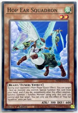 MP20-EN164 Hop Ear Squadron - Common 1st Edition Near Mint YuGiOh Card - Image 1