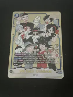 Dragon Ball Super Card Game Son Goku Childhood FB06-119 Alt Art Secret Rare - Image 1