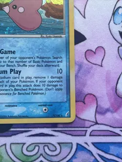 Pokemon TCG Luvdisc EX Crystal Guardians 7/100 Holo Rare Card NM - Image 5