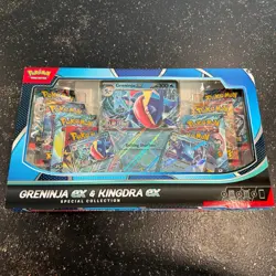 Pokemon Trading Card Game Greninja ex and Kingdra ex Special Collection Box NEW - Image 1