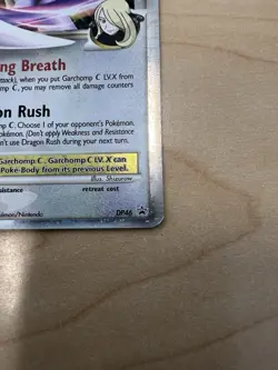 Pokemon TCG Garchomp C LV.X DP46 Holo Diamond and Pearl Promo Card - Image 3