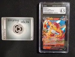 Simisear V 022/159 CGC 8.5 Pokemon TCG - Crown Zenith - Image 1