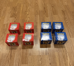 1999 Pokemon 23k Gold Plated Mewtwo Trading Cards Sealed NIB (4 Red and 4 Blue) - Image 1