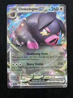 Pokemon TCG Oinkologne EX 158/198 - Scarlet & Violet Base - Image 1