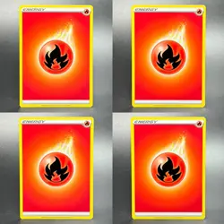 Pokemon Sword & Shield Fire Energy Lot of 4 - Image 1