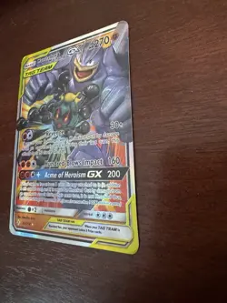 Marshadow & Machamp GX Tag Team 82/214 Holo Pokemon Card – VG - NM - See Photos - Image 3