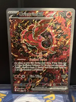 Pokemon TCG Oricorio ex 024 Me: Mega Evolution Black Star Promo Holo - Image 1