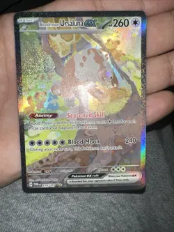 Pokemon Bloodmoon Ursaluna ex Special Illustration Rare Holo 216/167 Sv06 - Image 1