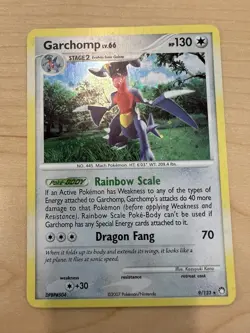 Pokemon Garchomp 9/123 Holo Mysterious Treasures NM - Image 1