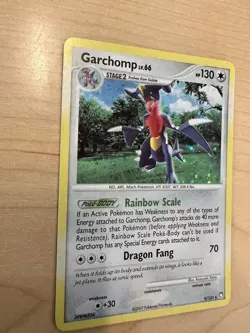 Pokemon Garchomp 9/123 Holo Mysterious Treasures NM - Image 2