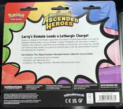 Pokemon Mega Evolution Ascended Heroes Kit Komala Larry Foil Promo Card Coin - Image 2