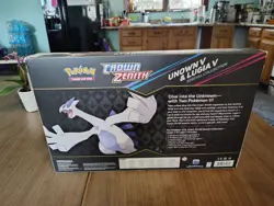 Pokemon TCG Crown Zenith Lugia v & Unown v Special Collection Box Sealed - Image 3