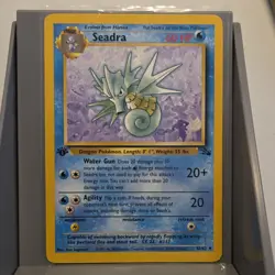 Pokemon Seadra Fossil 1st Edition Wizards Uncommon Regular 42/62 Stage 1 60 HP - Image 1