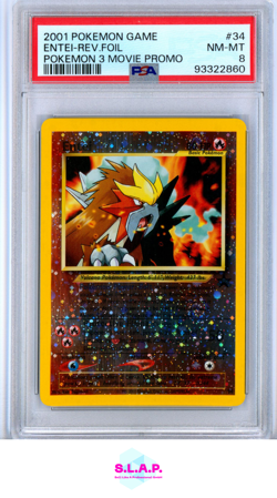 ENTEI NINTENDO/POKEMON 34 2001 MOVIE PROMO NM-MT ENGLISH PSA 8 - Image 1