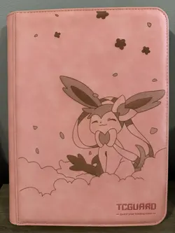 pokemon Laser Engraved Sylveon Binder(Made To Order) - Image 1