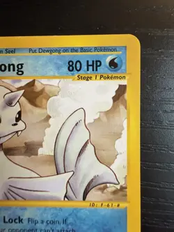 2003 Pokemon TCG Skyridge Dewgong 7/144 NM - Image 4