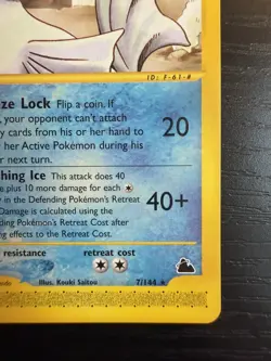 2003 Pokemon TCG Skyridge Dewgong 7/144 NM - Image 5