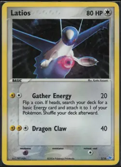 Latios 2/10 EX Trainer Kit Latios Pokemon - Image 1