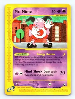 MR. MIME 95a & 95b/147 - POKEMON AQUAPOLIS - NM - Image 1