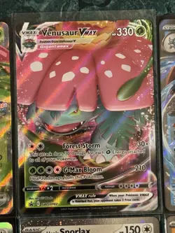 POKEMON VENUSAUR & BLASTOISE VMAX BLACK STAR PROMO + 2 STAMPED PROMO 4 CARD LOT - Image 4