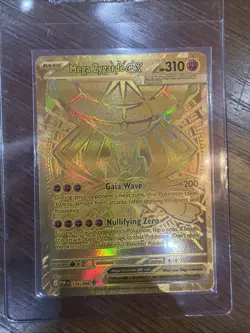Pokemon Mega Zygarde EX 124/088 XY Gold Secret Rare Full Art Foil - Image 1