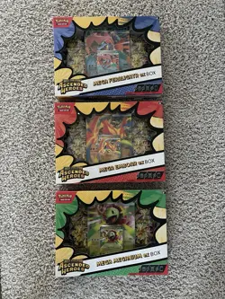 Pokemon Mega Evolution Ascended Heroes Ex Box Set of 3 Factory Sealed IN HAND - Image 1