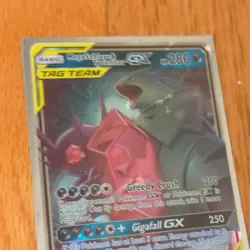 Pokemon TCG Mega Sableye & Tyranitar GX 126/236 Sm-Unified Minds Ultra Rare TAG… - Image 2