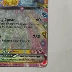 Pokemon Jolteon ex 030/131 SV: Prismatic Evolutions Holo Full Art 260HP - Image 3